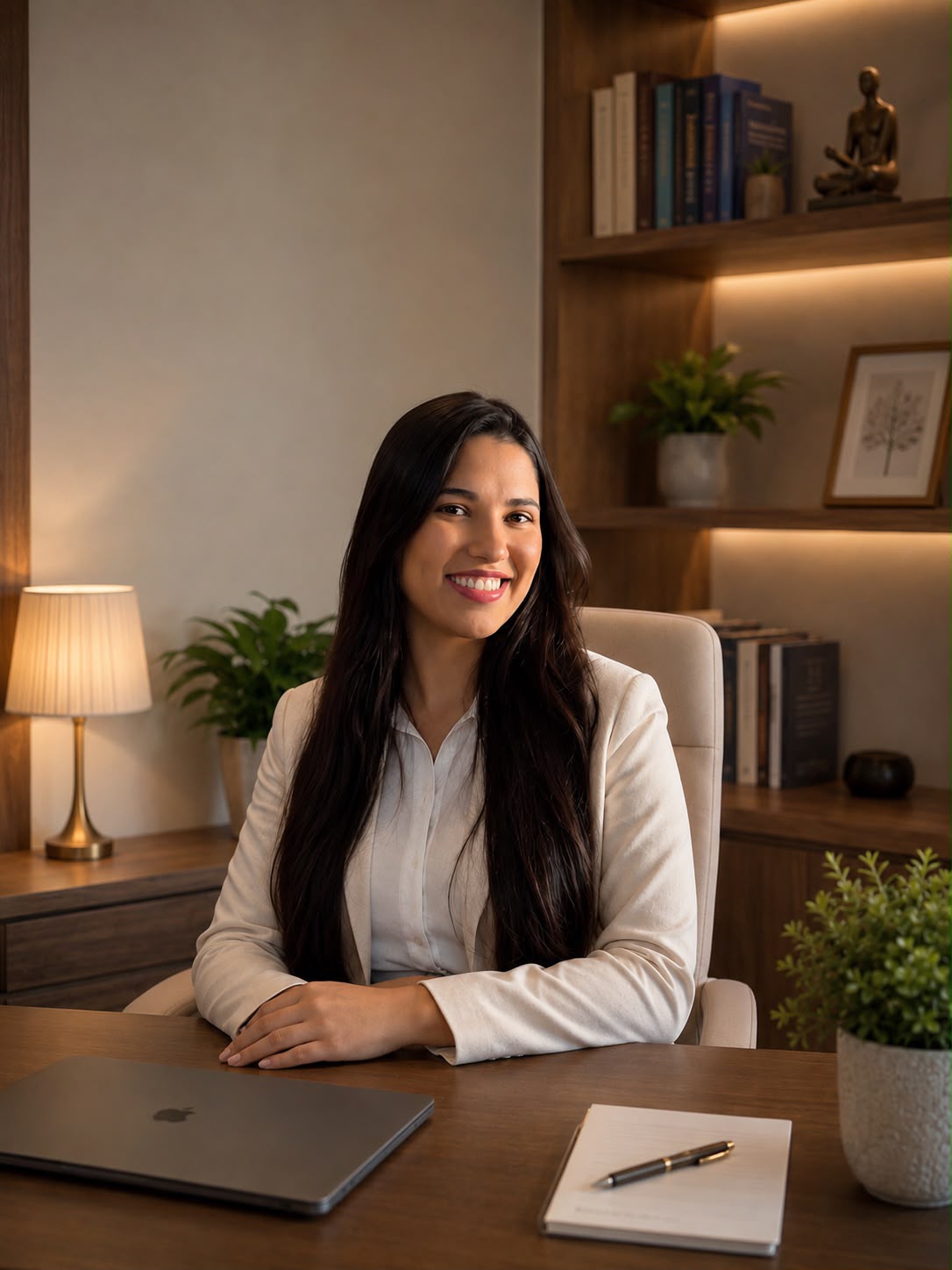 Larissa Reis no consultório